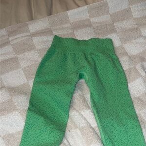 NVGTN seamless bright green leggings
